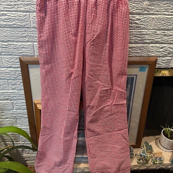 Red and White Checkered Pants - Picture 4 of 5